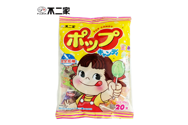 FUJIYA FRUIT FLAVOR LOLLIPOP 20PCS 125G